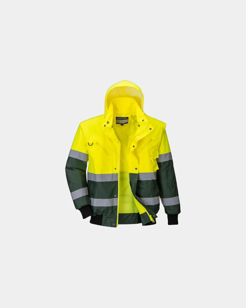 Bomberjack hi-vis polyester 300D om te personaliseren
