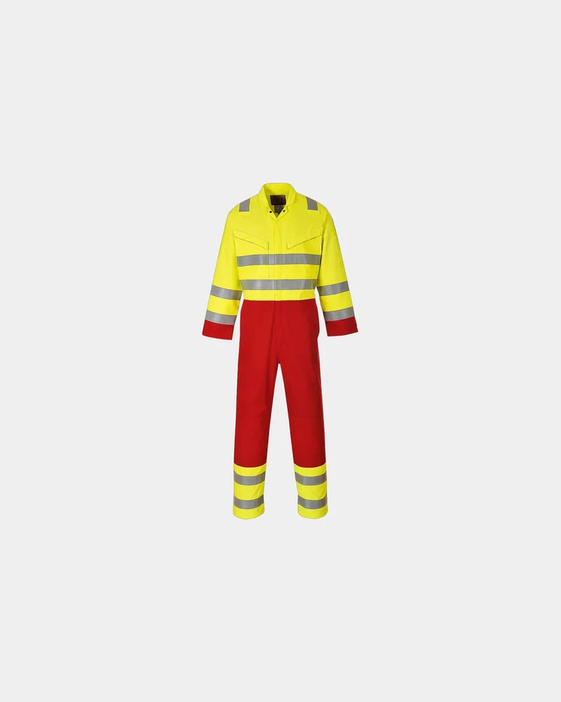 Overall antistatisch hi-vis brandwerend om te personaliseren