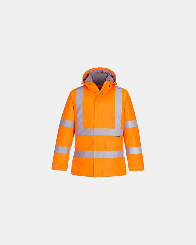 Winterparka hoge zichtbaarheid om te personaliseren