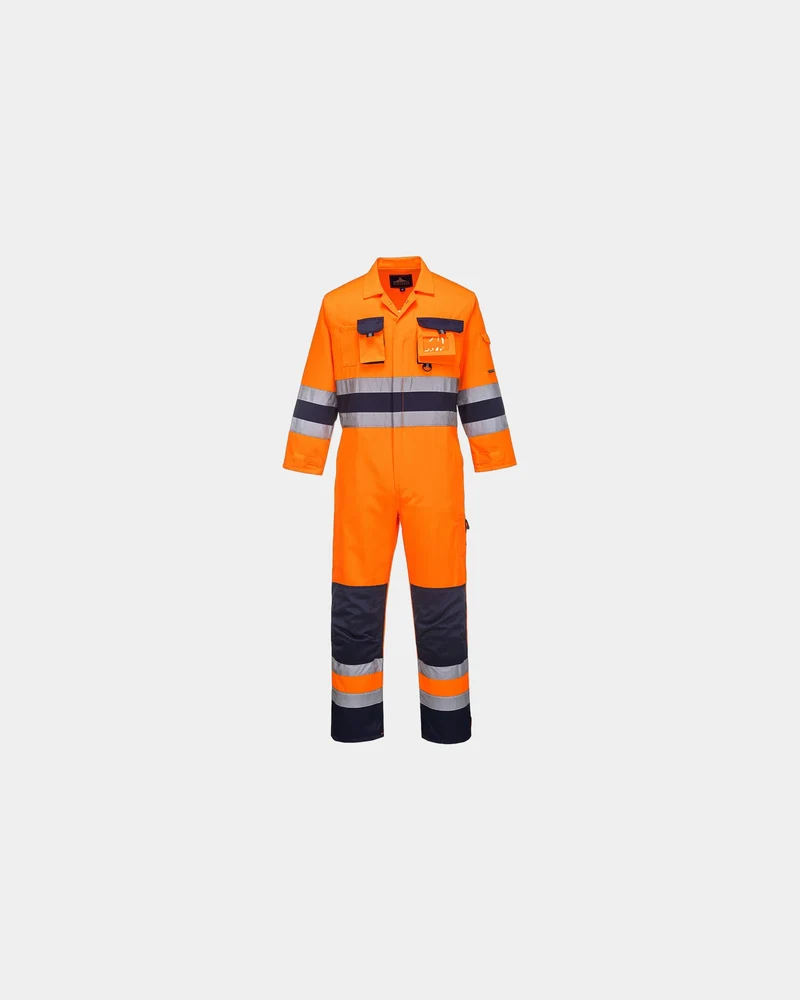 Overall hoge zichtbaarheid tweekleurig om te personaliseren