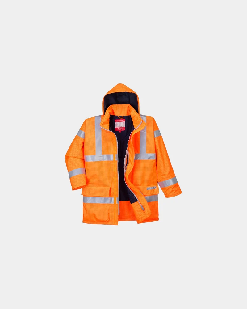 Parka hi-vis ademend waterdicht om te personaliseren