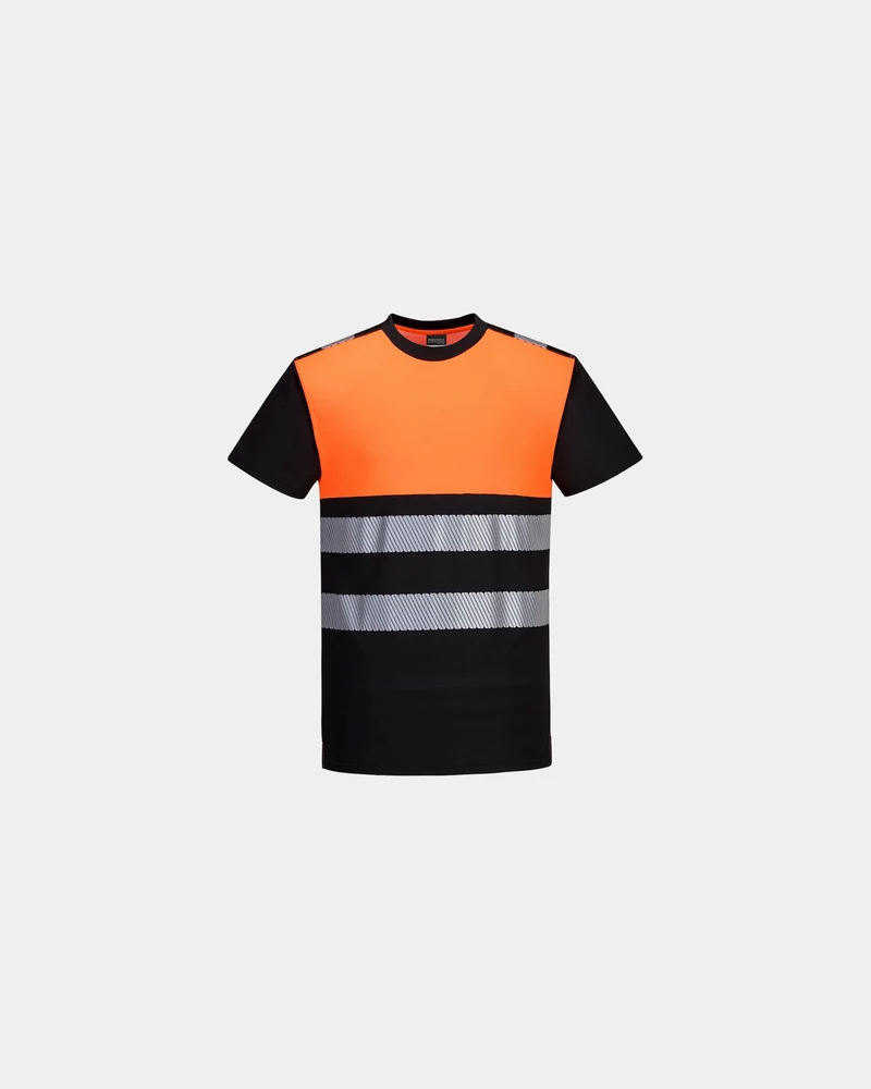 T-shirt hoge zichtbaarheid katoen om te personaliseren