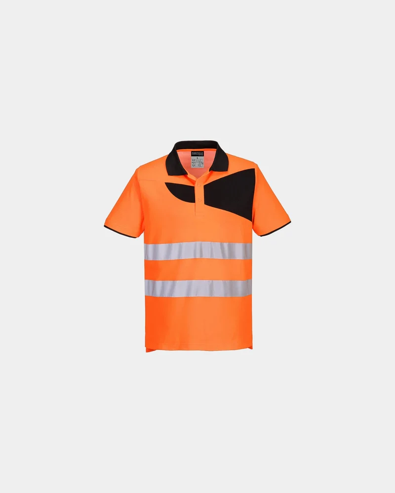 Polo hoge zichtbaarheid katoen ademend om te personaliseren