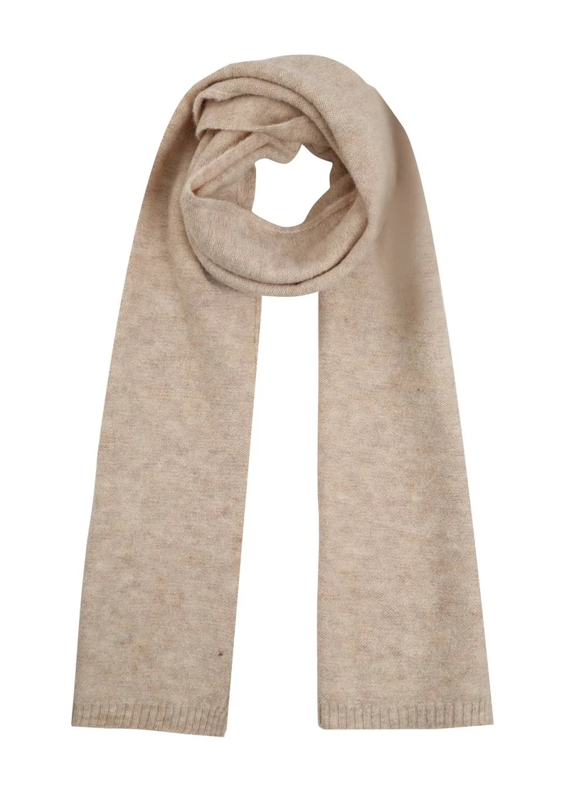 Grace & Mila Naomie sjaal fijngebreid Beige