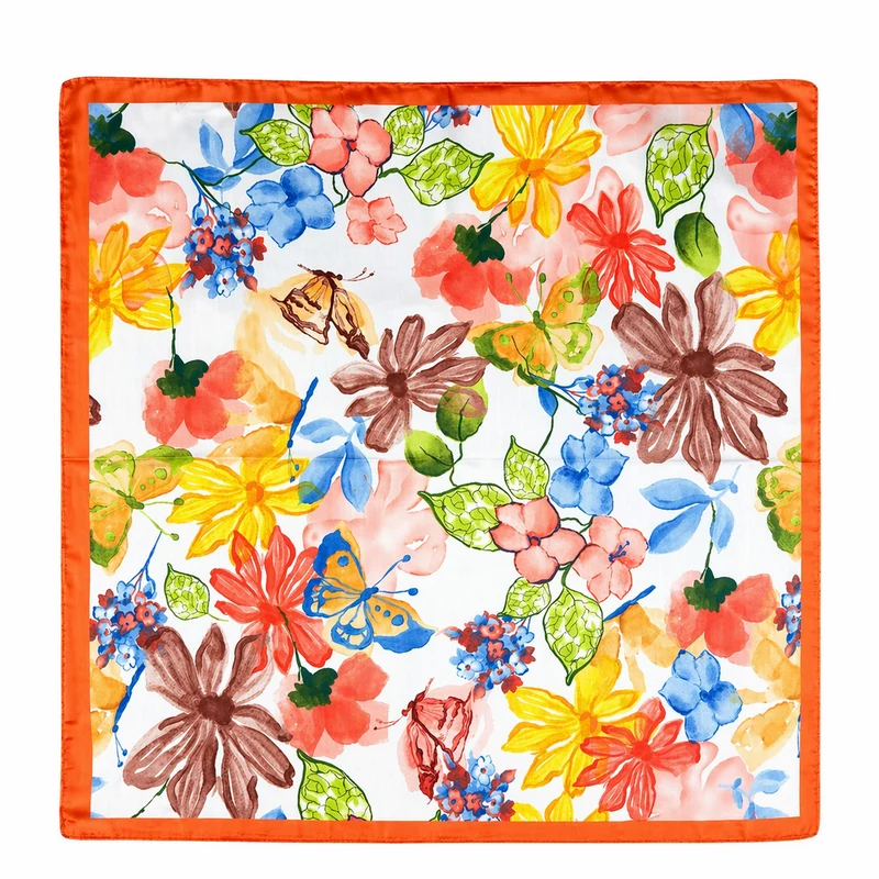 HS Sjaal - 70x70 - Zijde Satijnen Look - 70x70 cm - satijnlook
