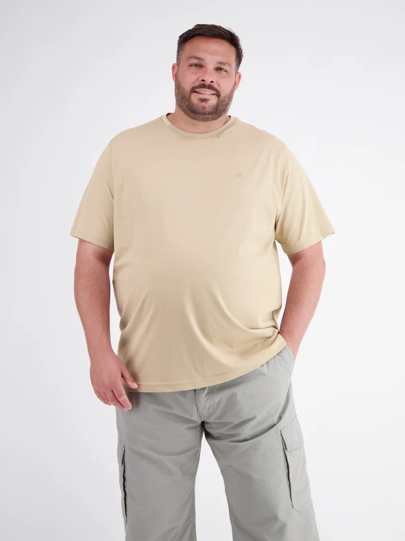 T-Shirt mit Rundkragen aus weicher Baumwolle, große Größen