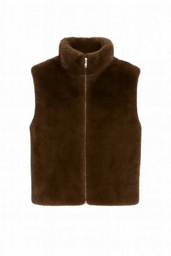 Faux Fur Bodywarmer