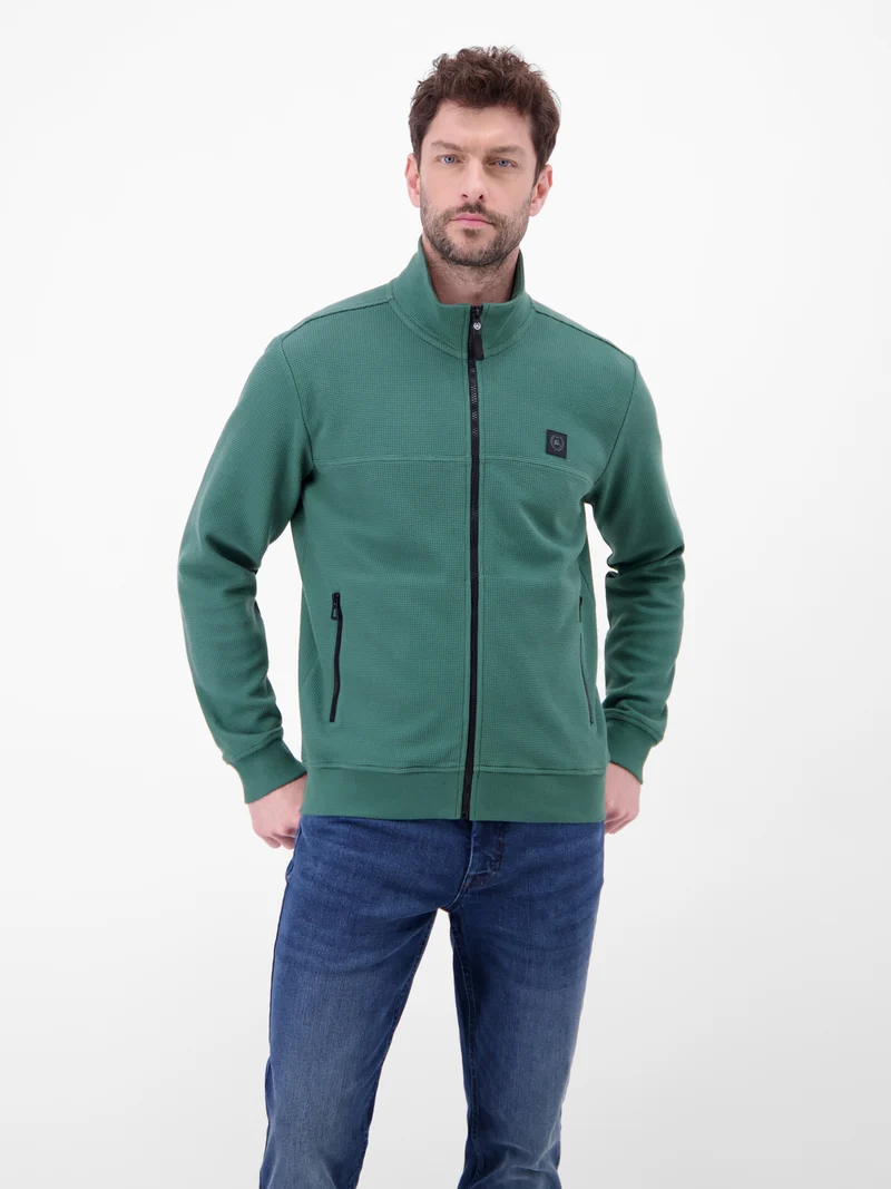 Sweatjacke aus Baumwollmix