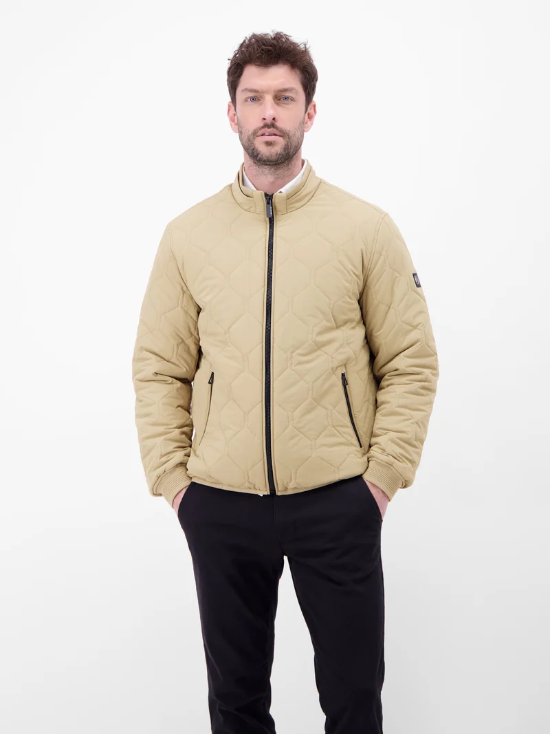 Steppjacke im Waben-Design
