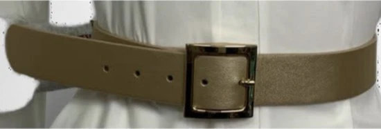 Casual Riem Synthetic Brede Goud