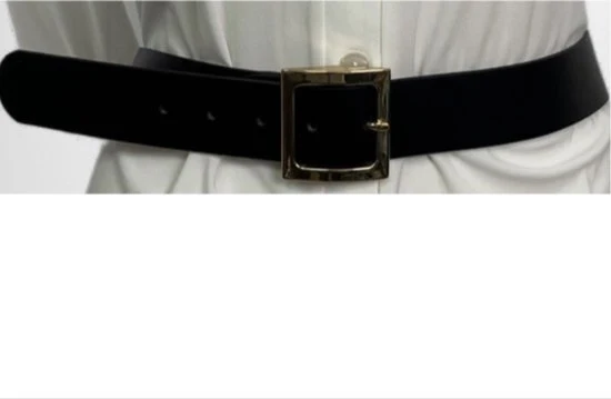 Casual Riem Synthetic Brede Zwart