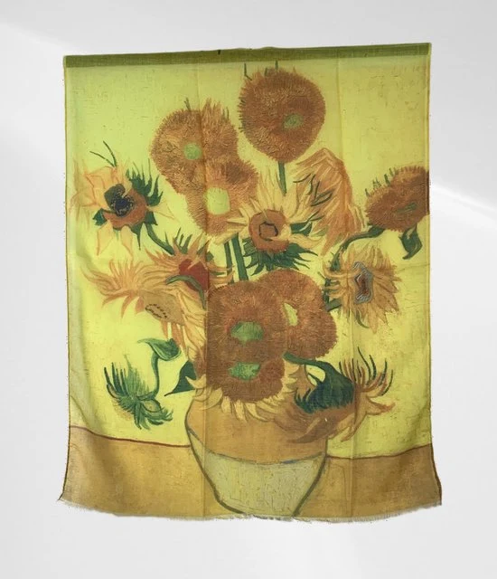 Sjaal Zonnebloemen Viscose