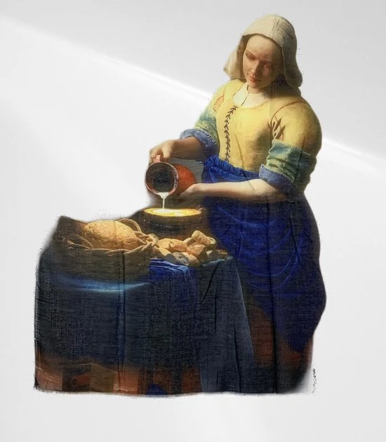 Sjaal Melkmeisje Viscose