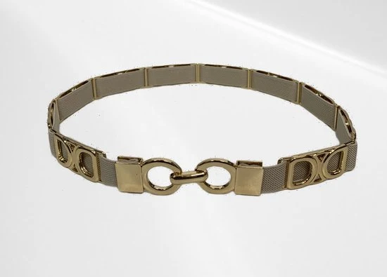 Casual riem Metaal Elastaan Goud beige