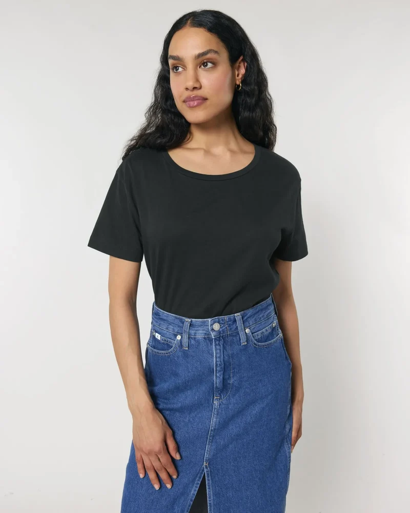 T-shirt dames bio-katoen Stanley/Stella om te personaliseren