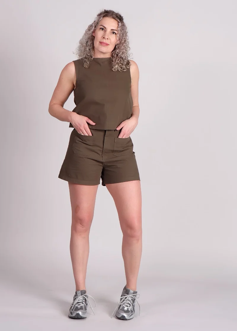 Grace & Mila Pino short Khaki Groen