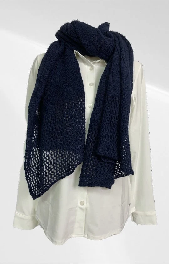 Casual sjaal Acrylic Blauw