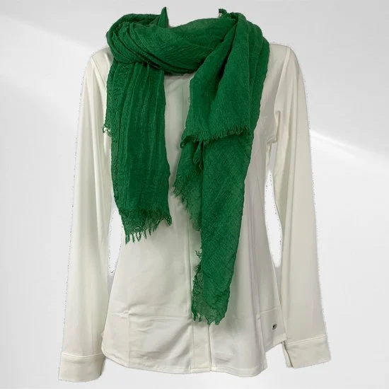 Casual Viscose Sjaal Groen