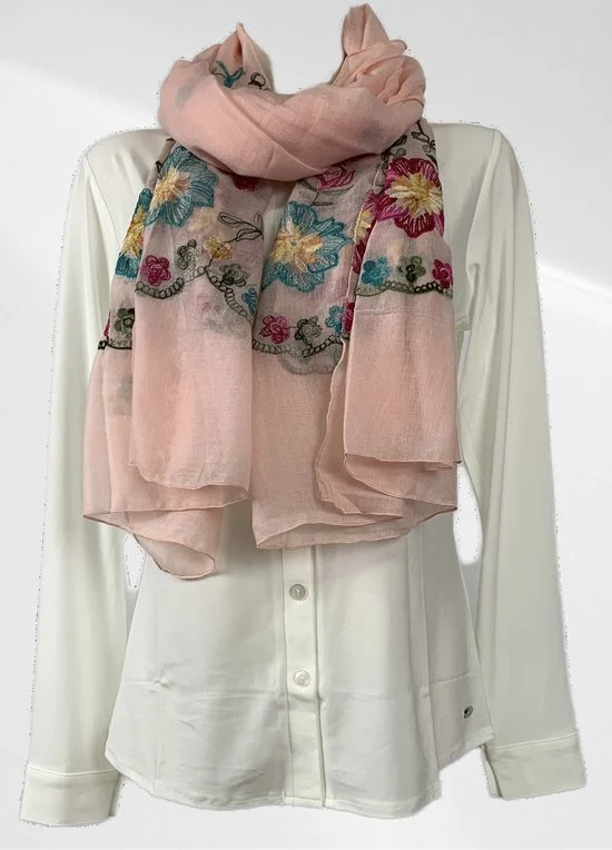 Roze Motief Sjaal