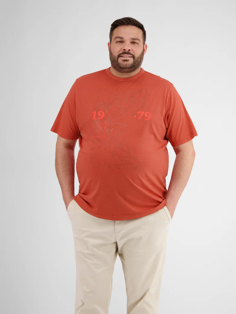 Herren-T-Shirt mit Brust-Print