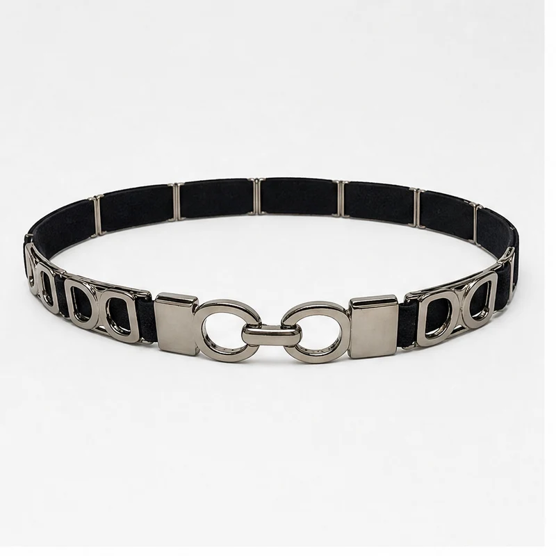 Casual riem Metaal Elastaan Zilver