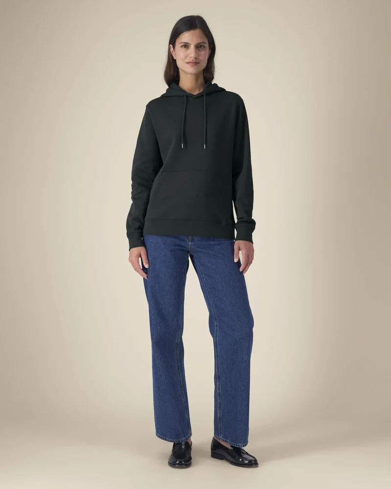 Hoodie dames gerecycled katoen om te personaliseren