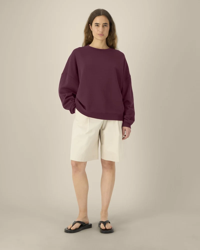 Sweater dames biologisch katoen om te personaliseren