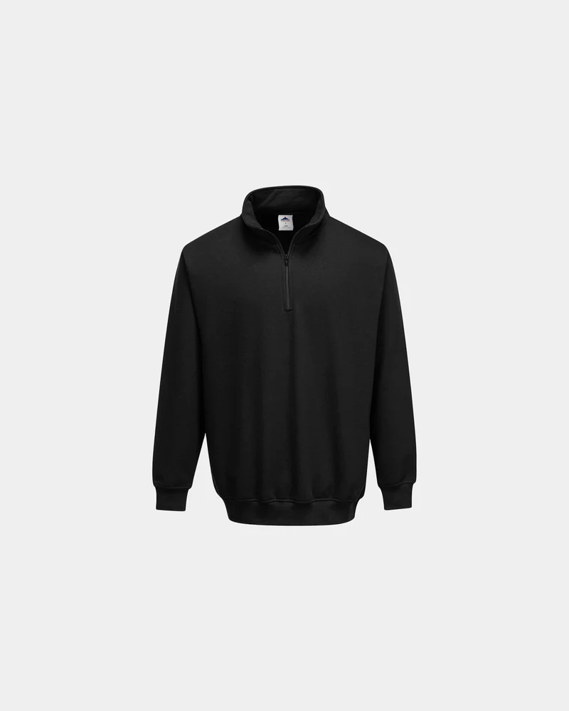 Sweater met rits kraag 300 g/m² om te personaliseren