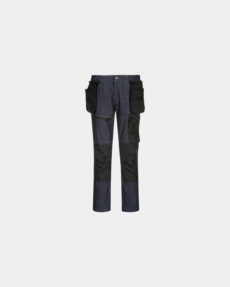 Jeansbroek stretch denim Holster KX3 om te personaliseren