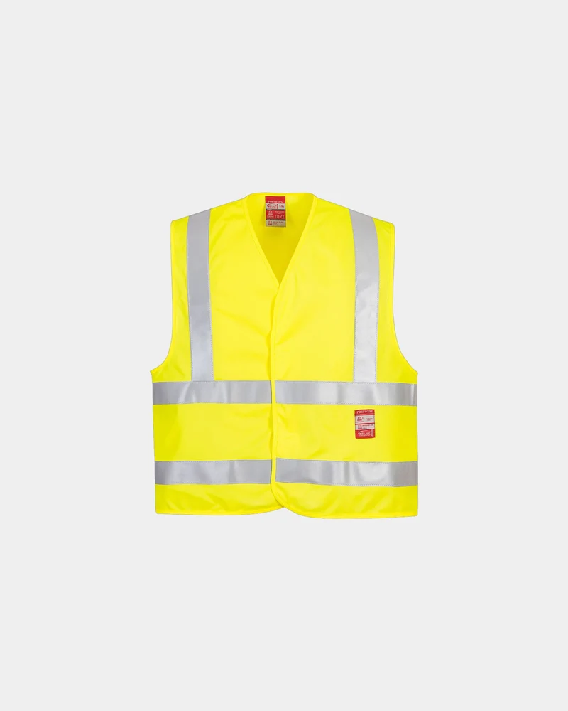 Hi-vis veiligheidsvest vlamvertragend om te personaliseren