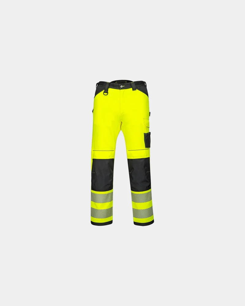 Werkbroek hi-vis polyester/katoen 300g om te personaliseren