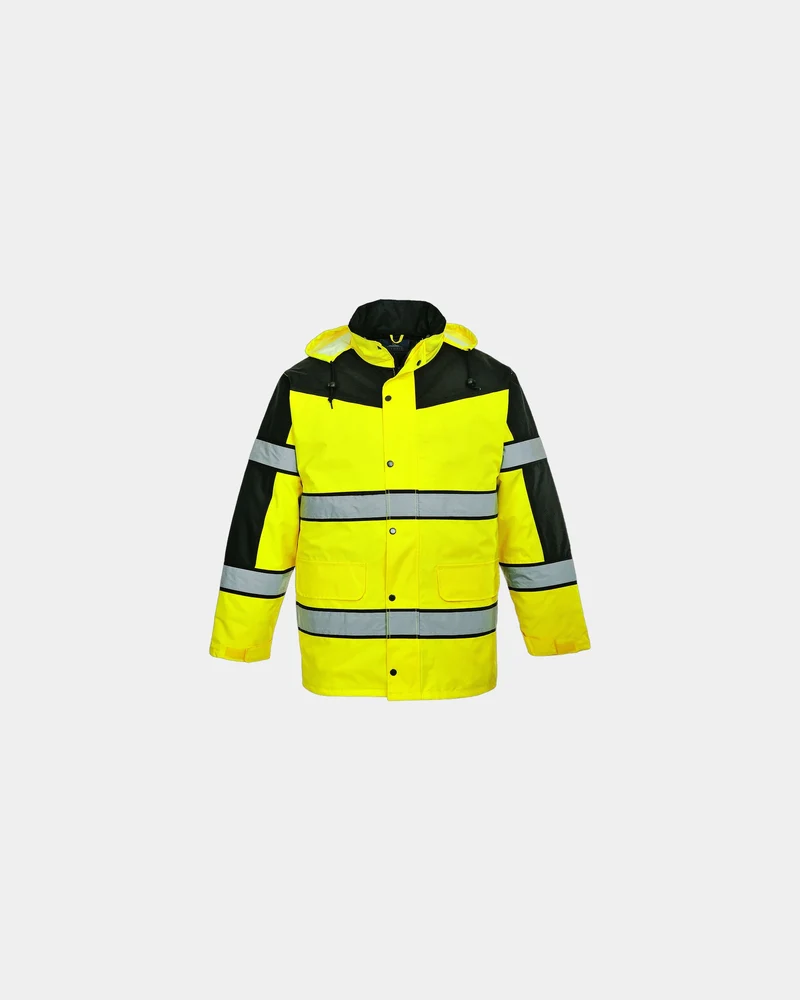 Parka HV bicolore polyester waterdicht om te personaliseren