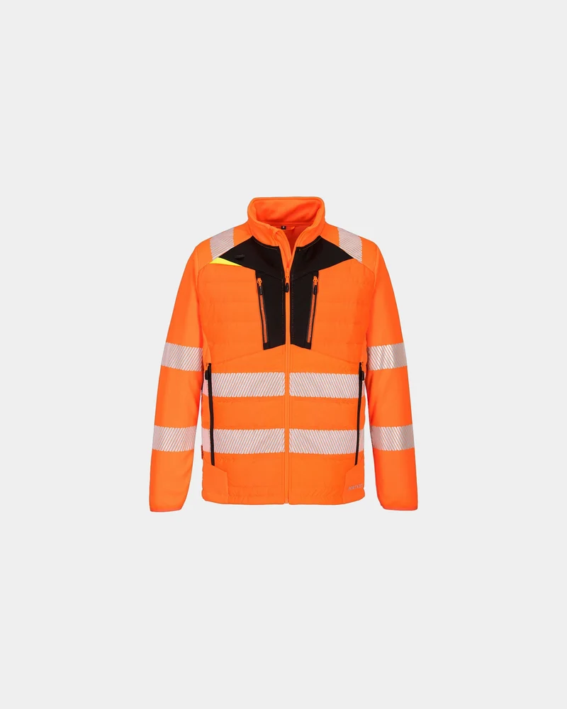 Hybride hi-vis jas polyester ripstop om te personaliseren