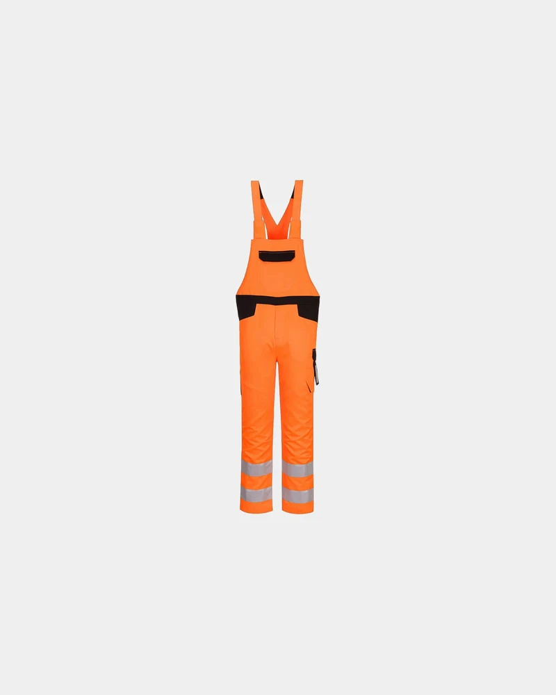 Tuinbroek hoge zichtbaarheid polycoton om te personaliseren