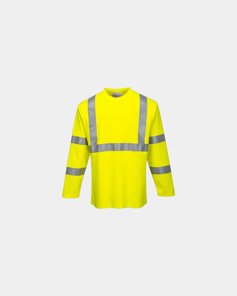 T-shirt lange mouwen vlamvertragend om te personaliseren