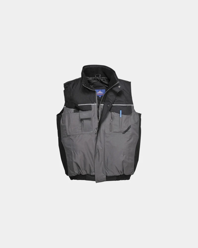 Bodywarmer waterdicht polyester ripstop om te personaliseren