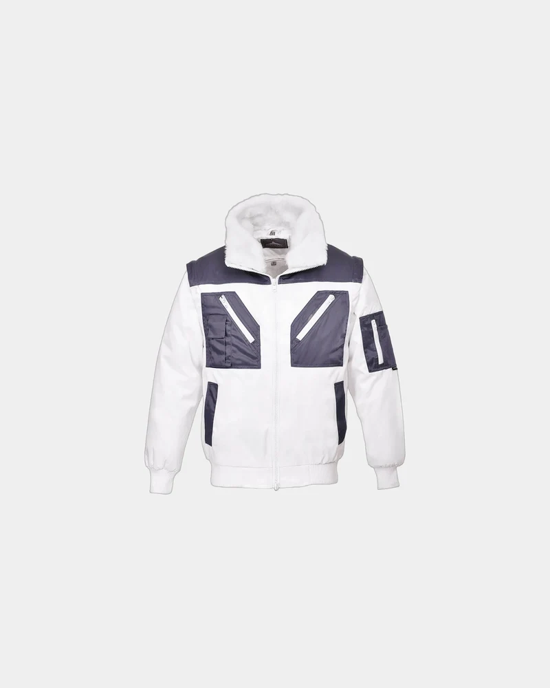 Bicolor pilotenjack waterafstotend om te personaliseren