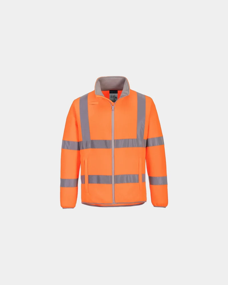 Fleecevest hoge zichtbaarheid polyester om te personaliseren