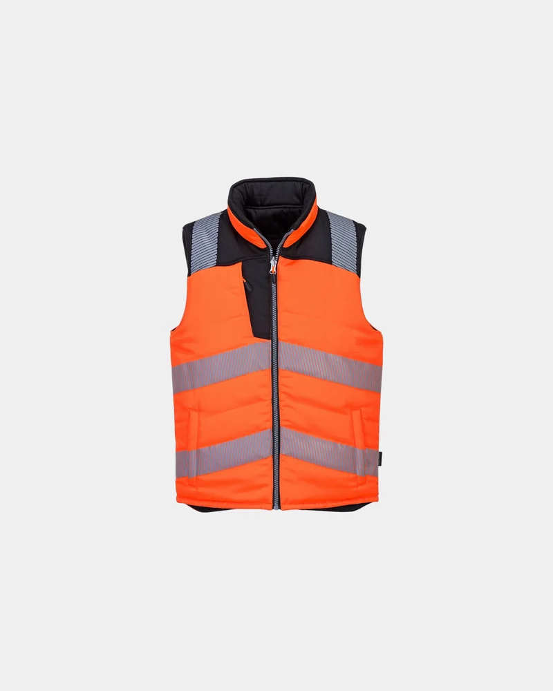 Bodywarmer omkeerbaar om te personaliseren