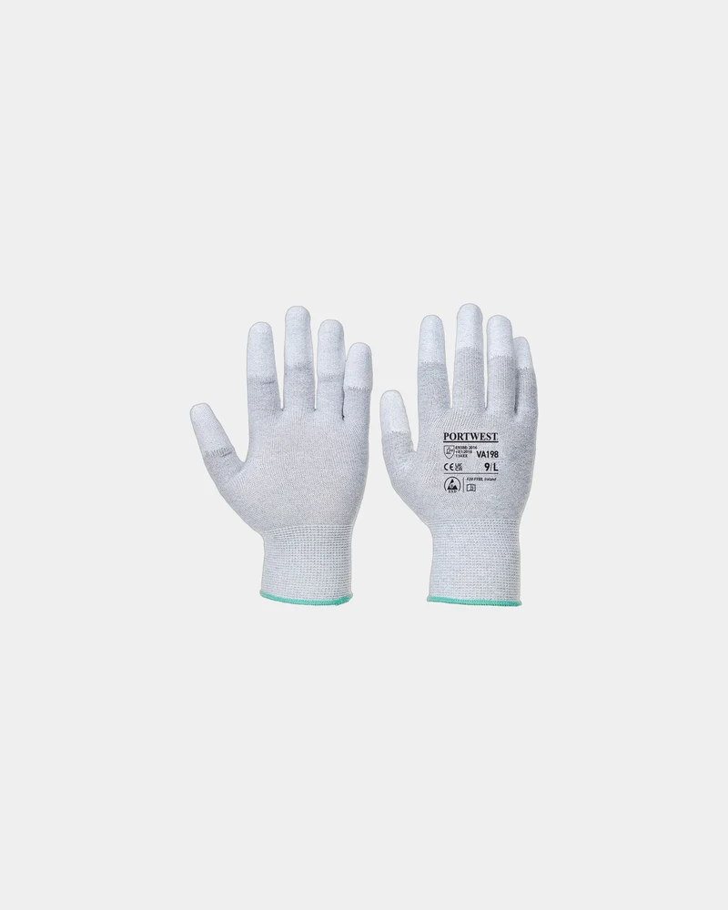 Antistatische PU-vingertop handschoen om te personaliseren