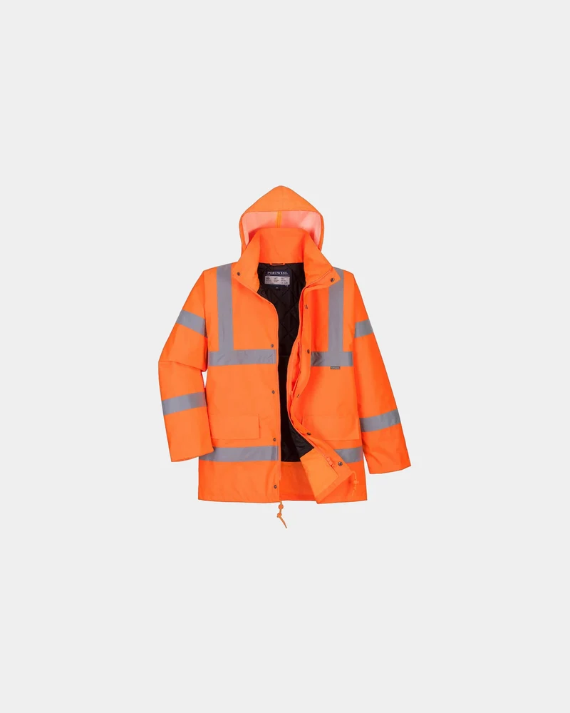 Parka waterdicht ademend hi-vis om te personaliseren