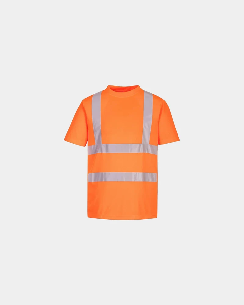 T-shirt hi-vis gerecycled polyester om te personaliseren