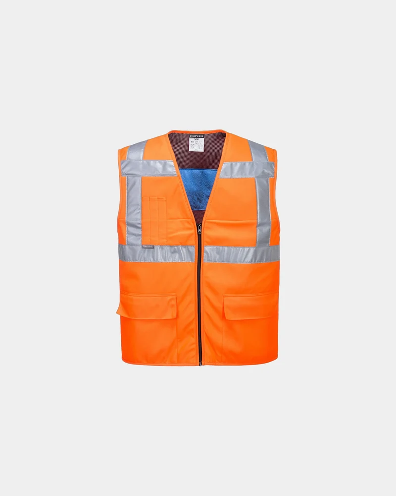 Koelvest HV ademend 330 g/m² om te personaliseren