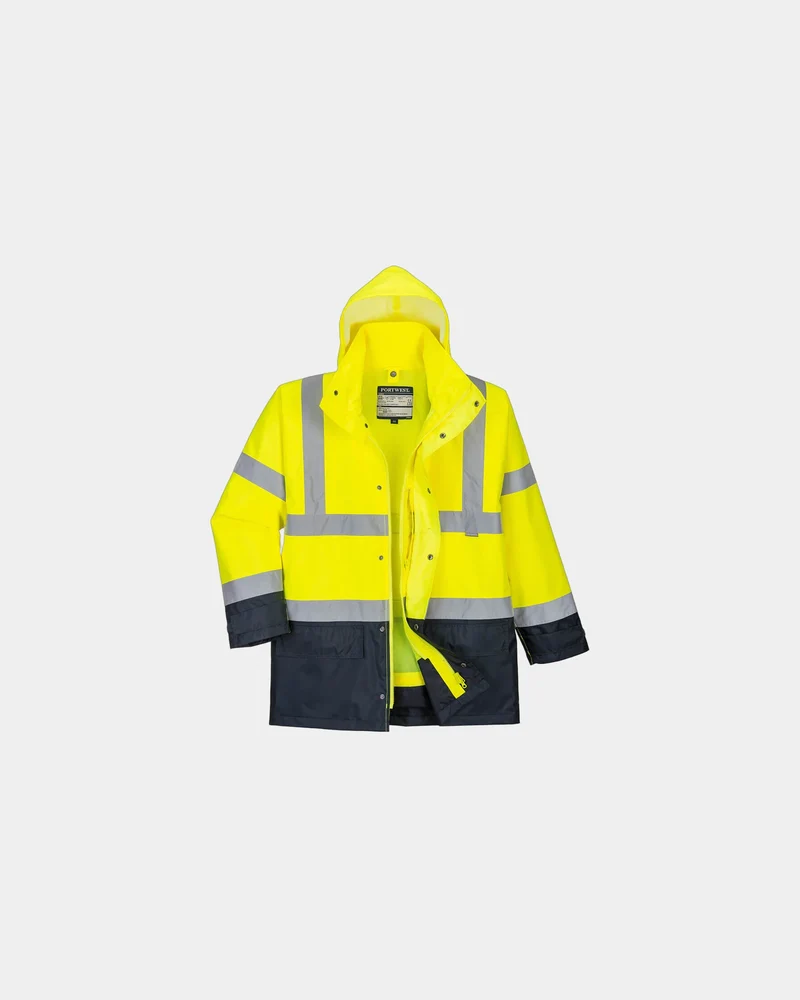 Parka tweekleurig ademend polyester om te personaliseren