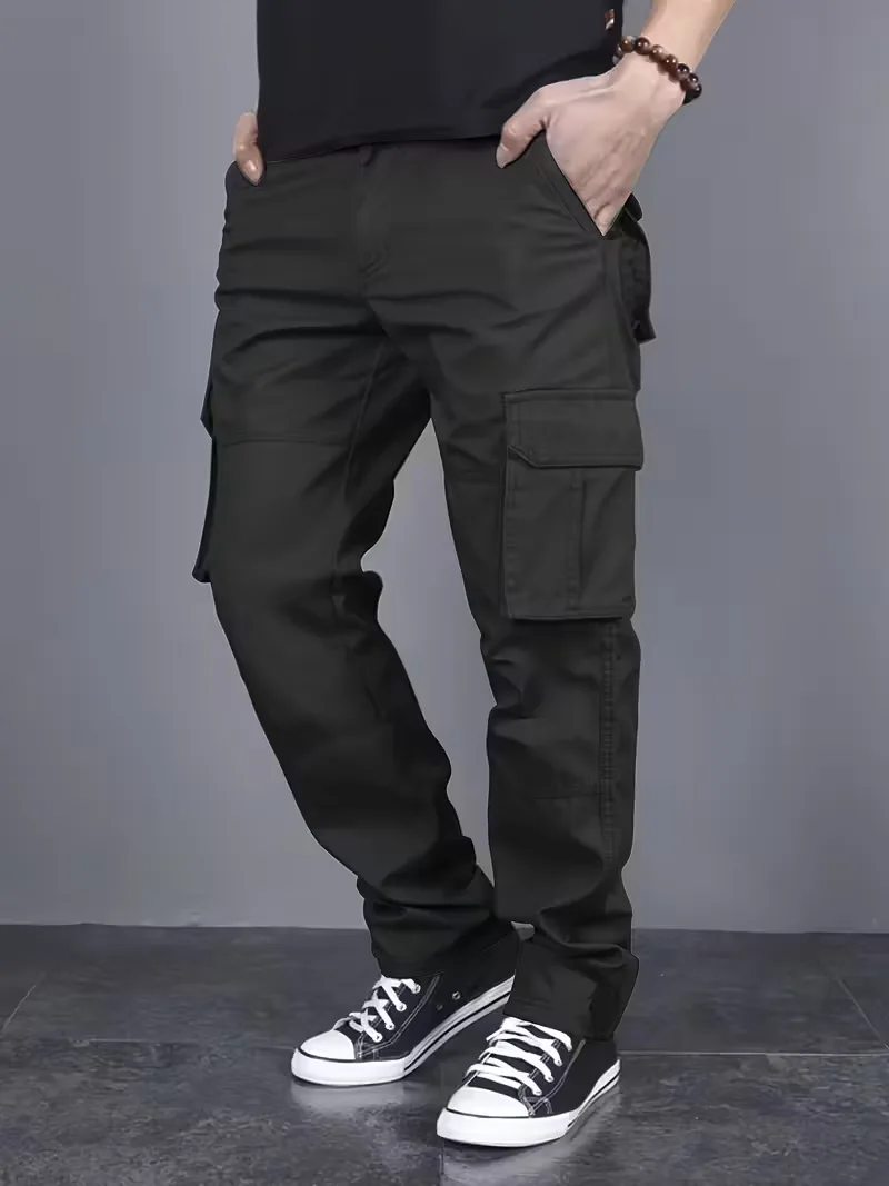 Heren Cargo Broek met Flapzakken - Stijlvol & Praktisch