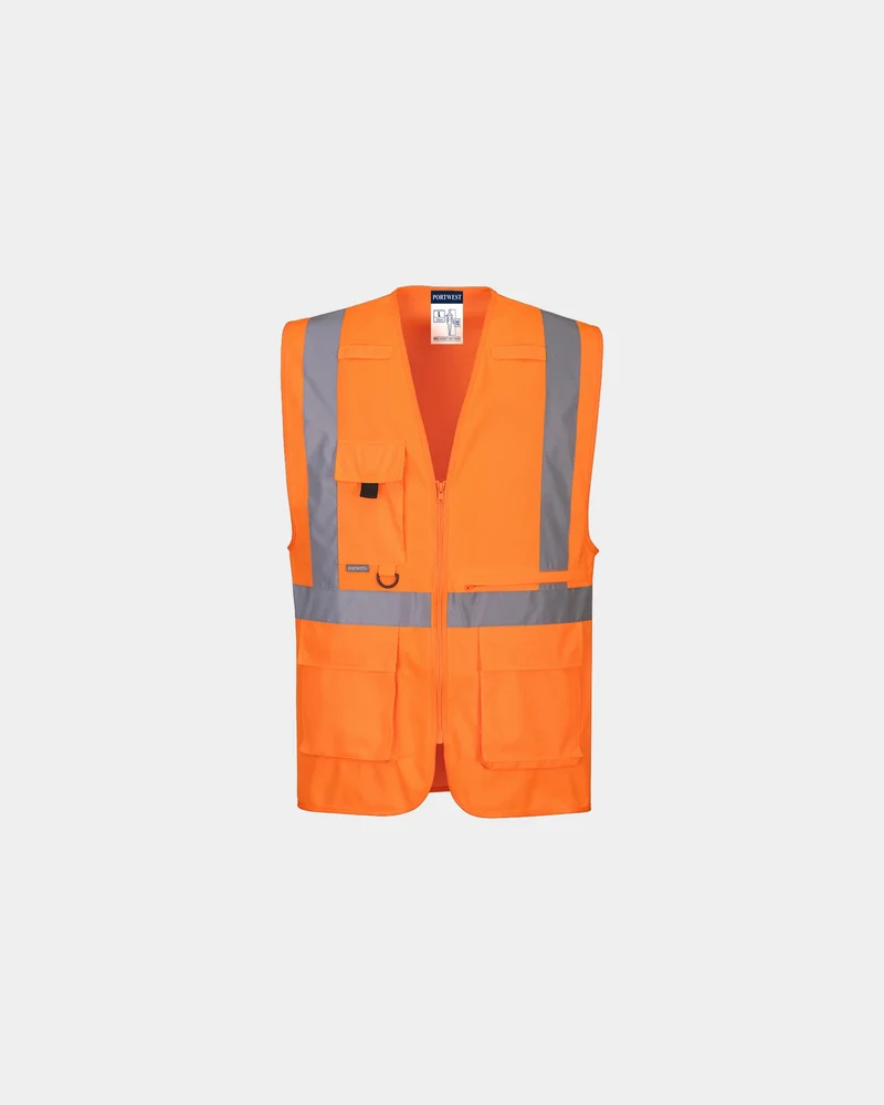 Executive veiligheidsvest met tabletvak om te personaliseren