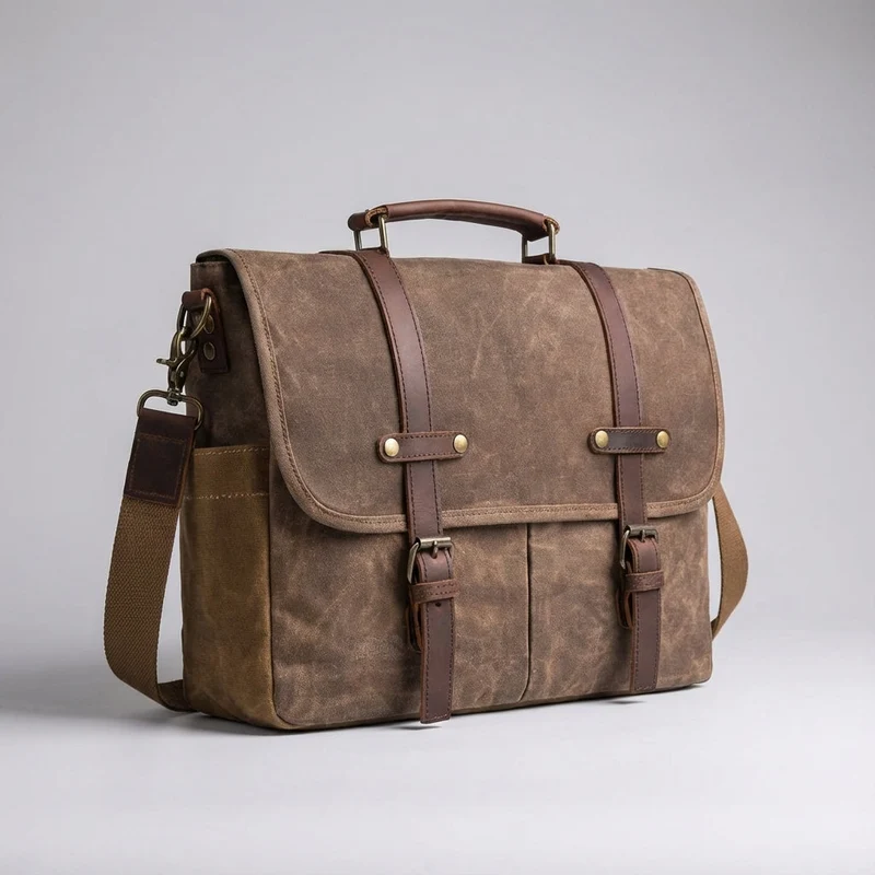 Heren Leren Messenger Tas voor Dagelijks Gebruik