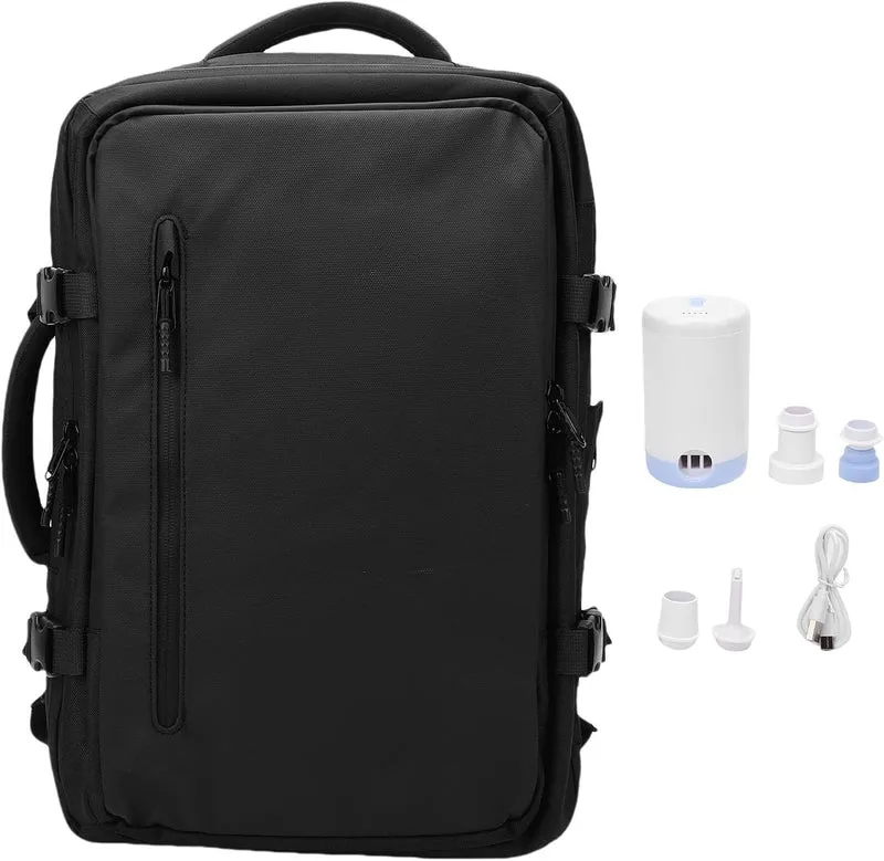 Unisex Uitschuifbare Vacuüm Reisrugzak met Pomp - 56-75L