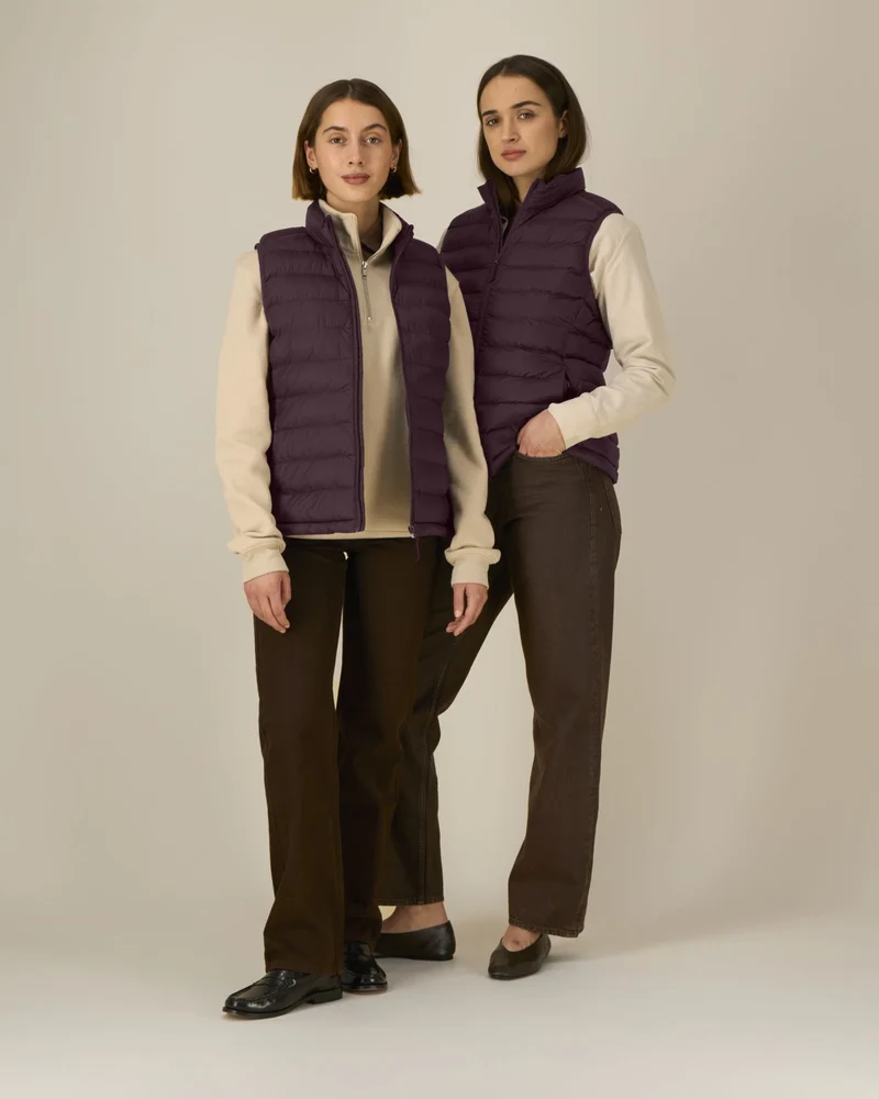 Bodywarmer gerecycled nylon om te personaliseren