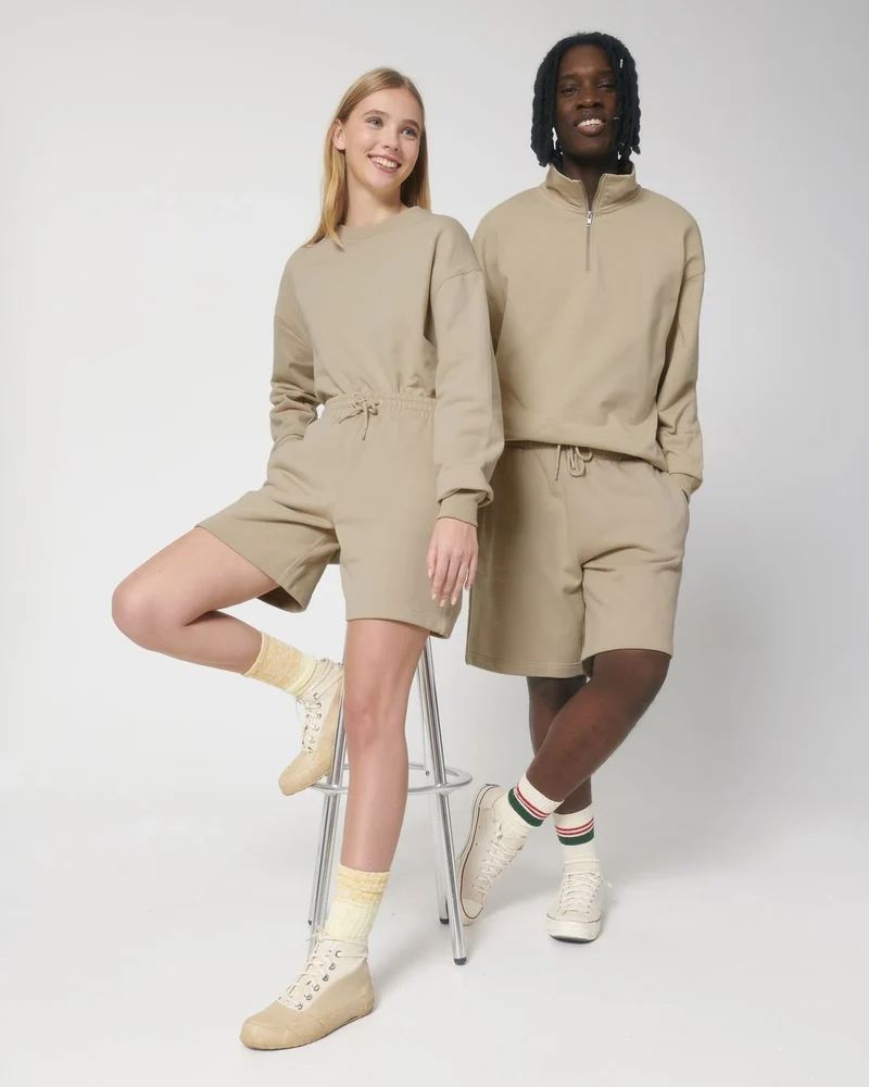 Short unisex biologisch katoen om te personaliseren